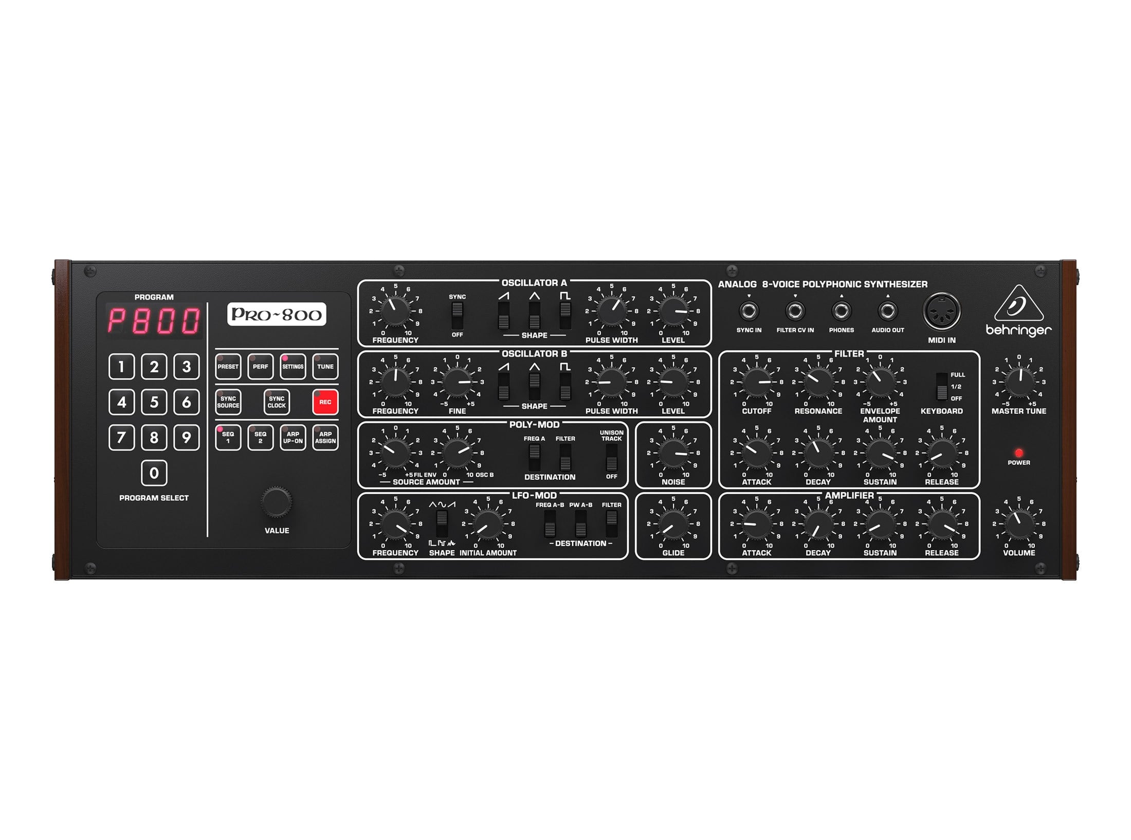 Behringer Pro-800 シンセサイザー Behringer PRO-800 Analog Polyphonic Synthesizer