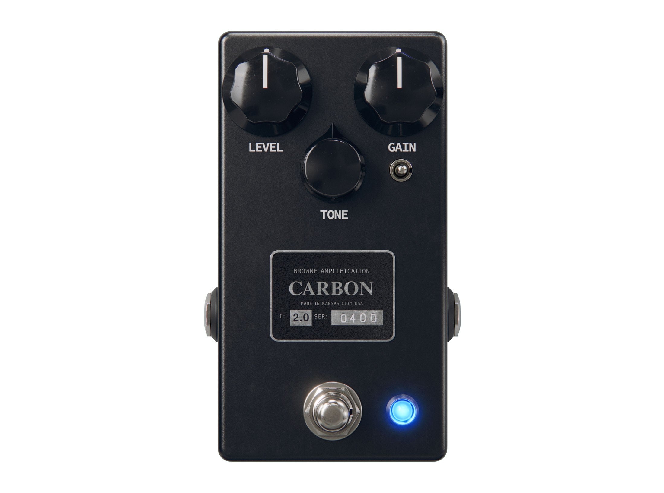 ギター Browne Amplification CARBON V2 Browne Amplification Carbon V2 Overdrive Pedal