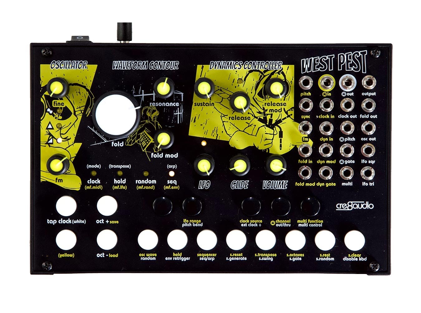 Cre8audio West Pest Semi-Modular Analog Synthesizer Cre8audio West Pest Semi-Modular Analog Synthesizer