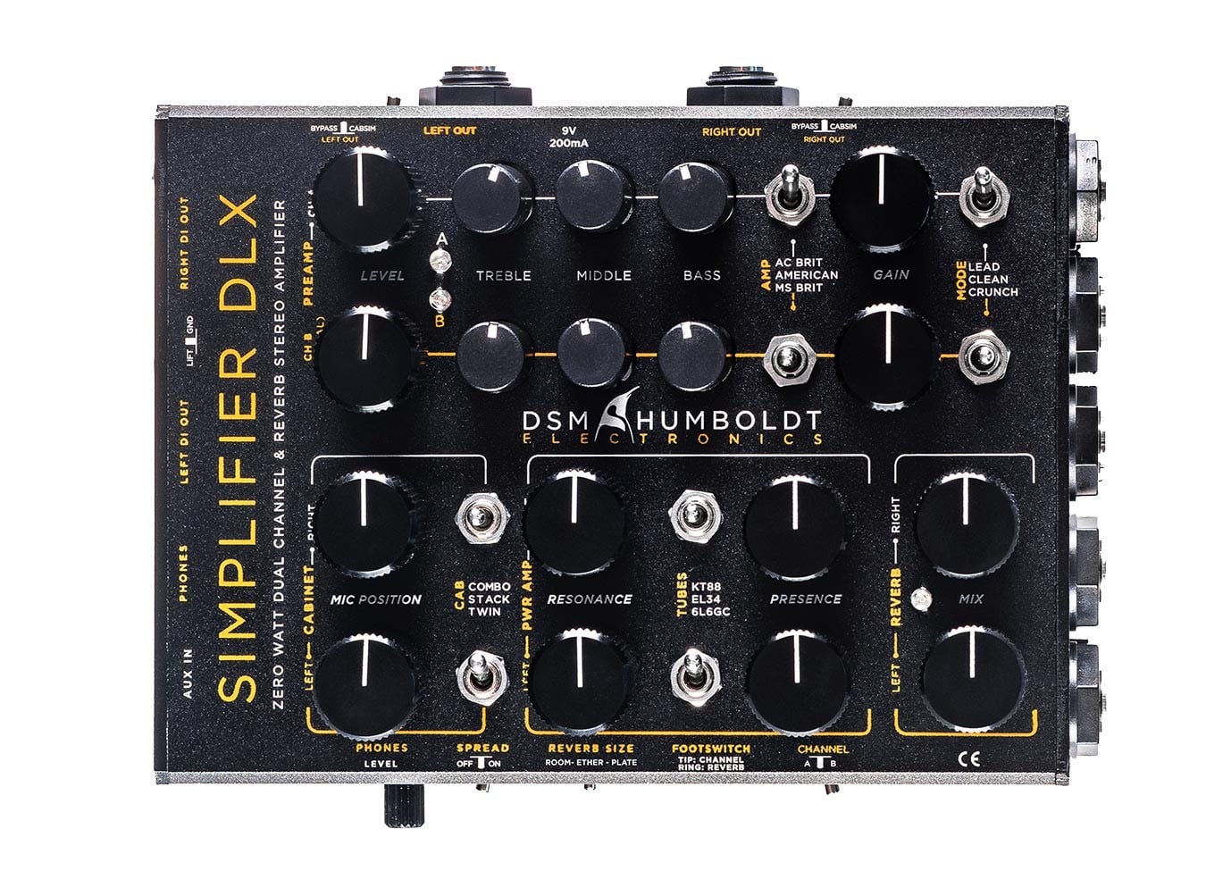 DSM&HUMBOLDT - SIMPLIFIER DLX エフェクター DSM Humboldt Electronics Simplifier DLX Zero Watt Dual Channel