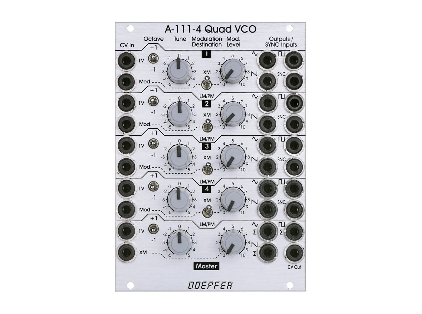 その他 Doepfer A-111-4 Quad VCO Doepfer A-111-4 Quad Precision VCO
