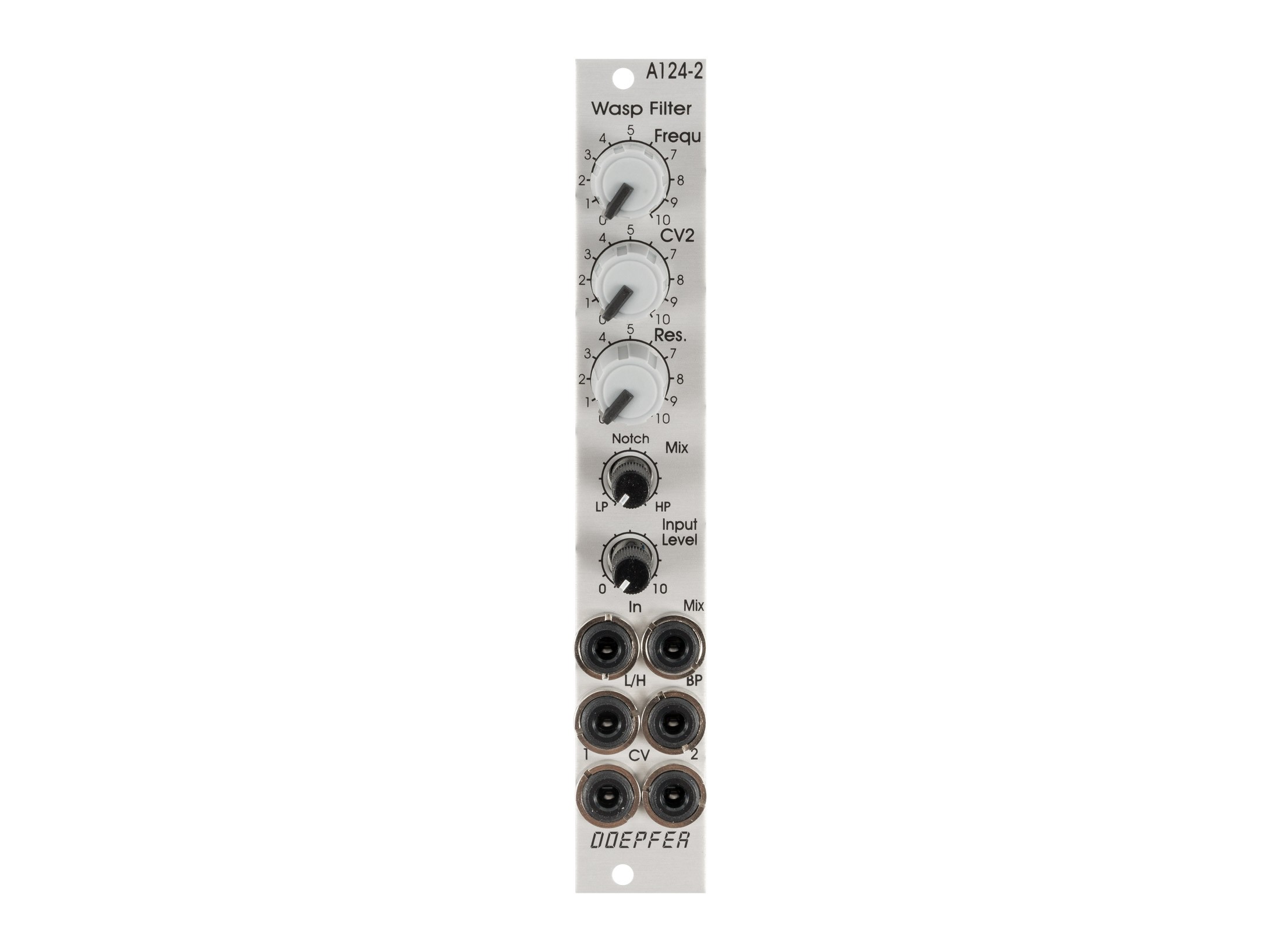 Doepfer ドイプファーA-124 SE WASPフィルター A-124 Doepfer A-124 SE - Eurorack Module on ModularGrid 鍵盤楽器