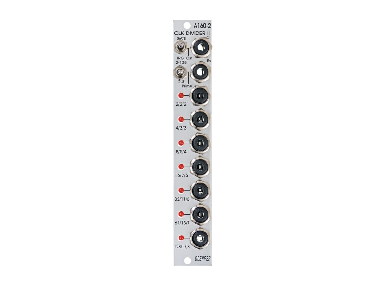 鍵盤楽器 DOEPFER A-160-2 Clock Divider 2 Doepfer A-160-2 Clock / Trigger Divider II