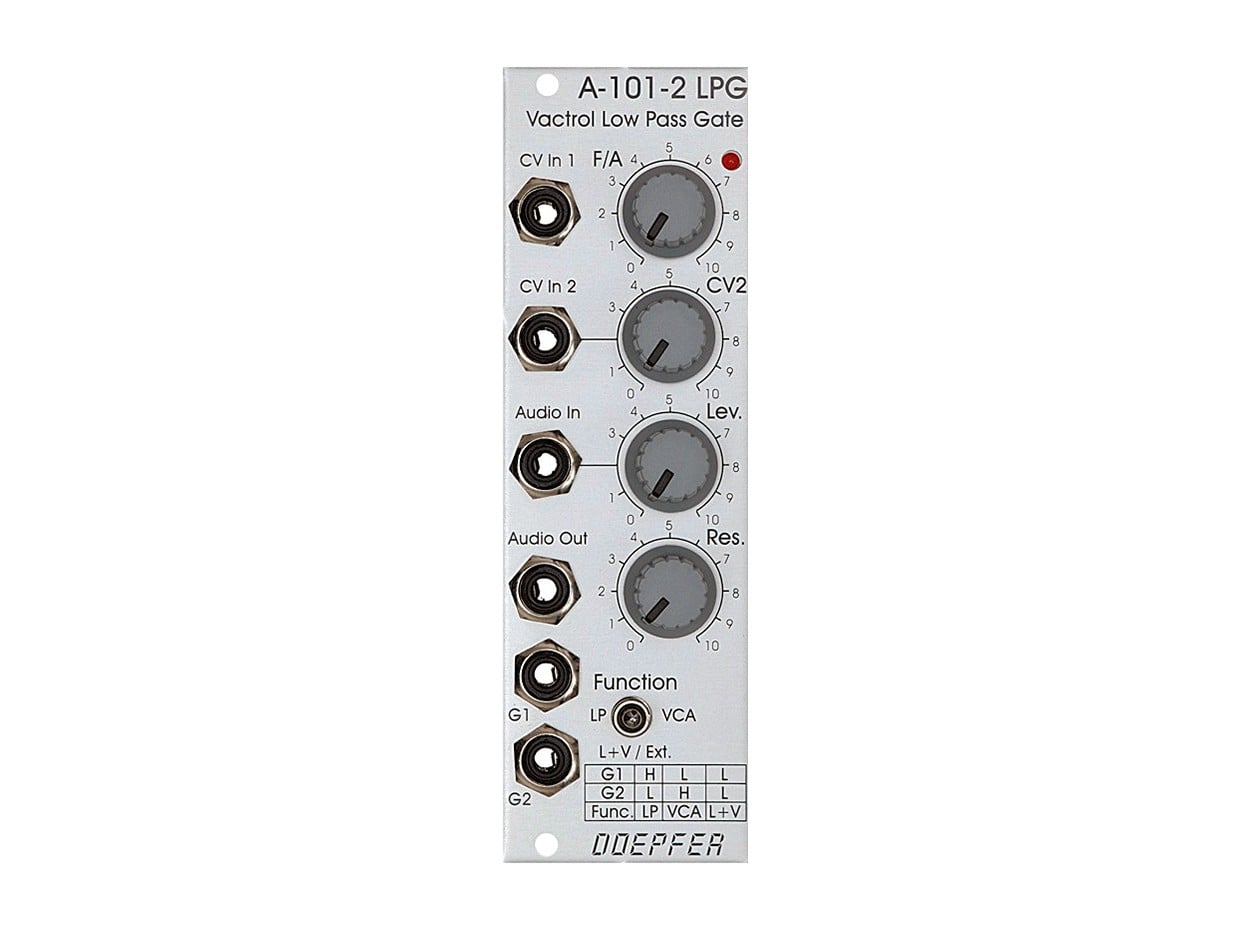 鍵盤楽器 Doepfer | A-101-2 Vactrol Low Pass Gate Doepfer A-101-2 Vactrol Low Pass Gate