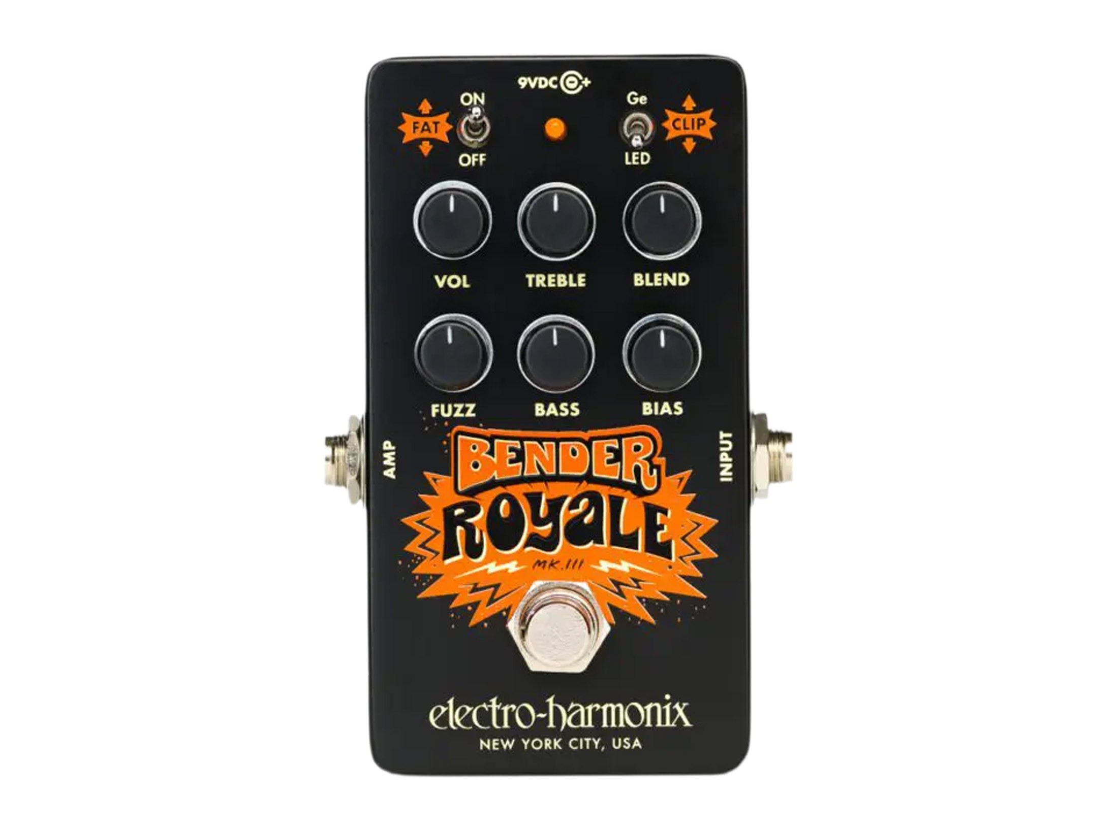 EHX Bender Royale Germanium Fuzz Pedal (Black)