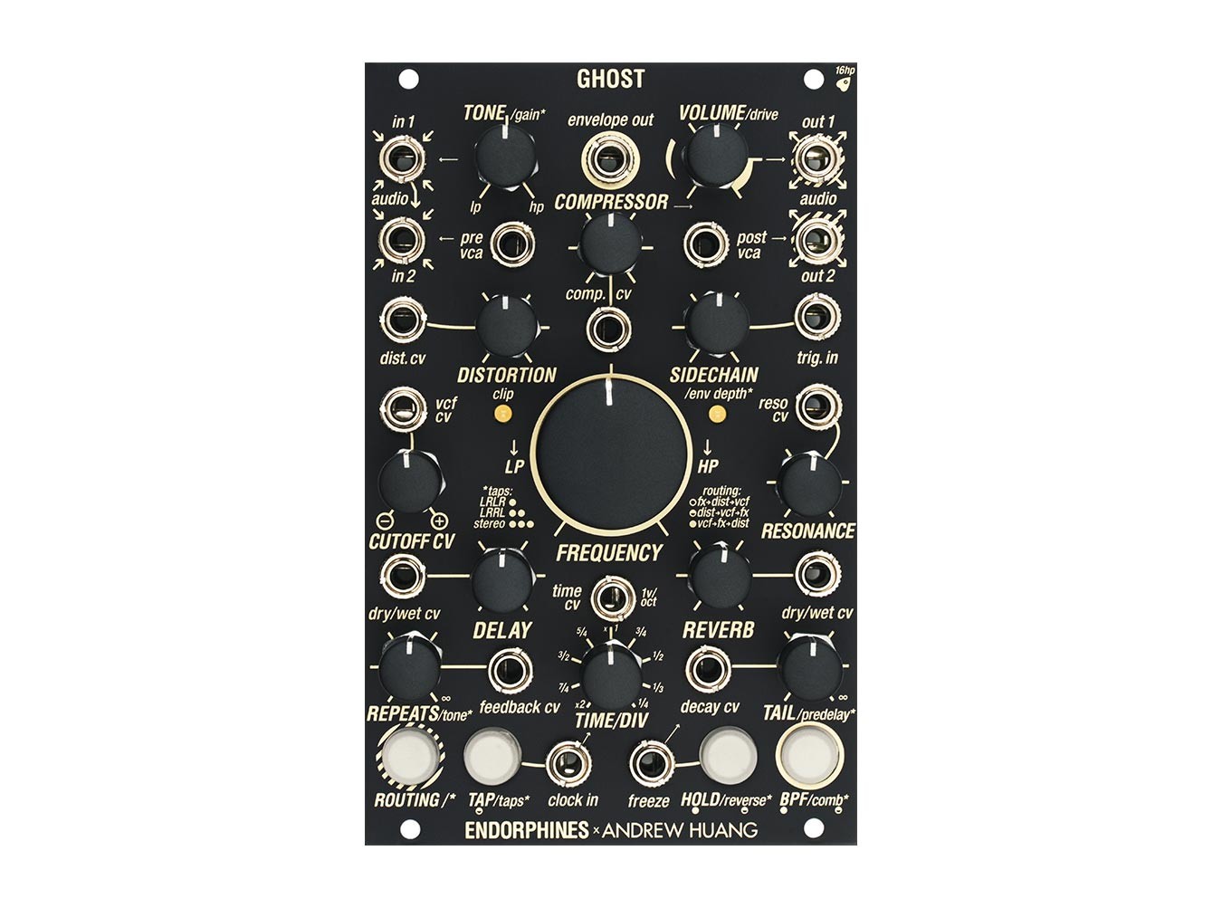Ghost Endorphin.es モジュラーシンセ GHOST Endorphin.es (black) ModularGrid on Module Eurorack - 鍵盤楽器