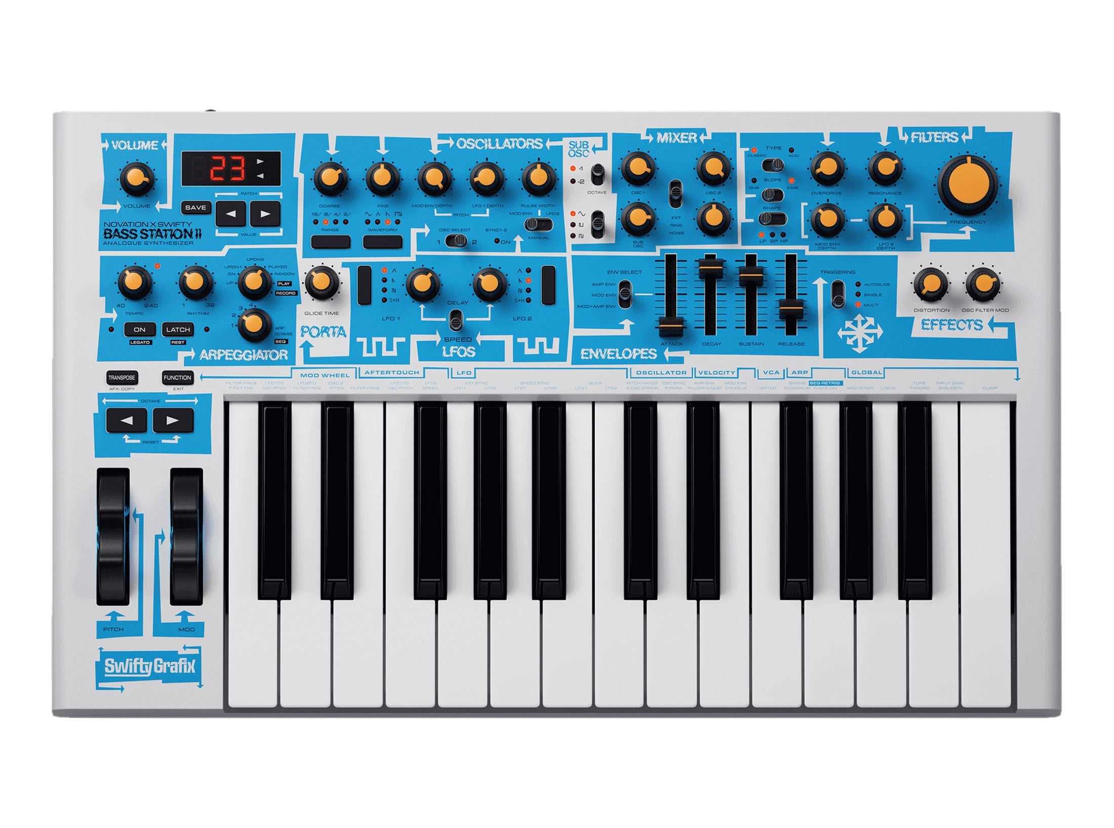 鍵盤楽器 NOVATION Bass Station II Novation Bass Station II Swifty Edition