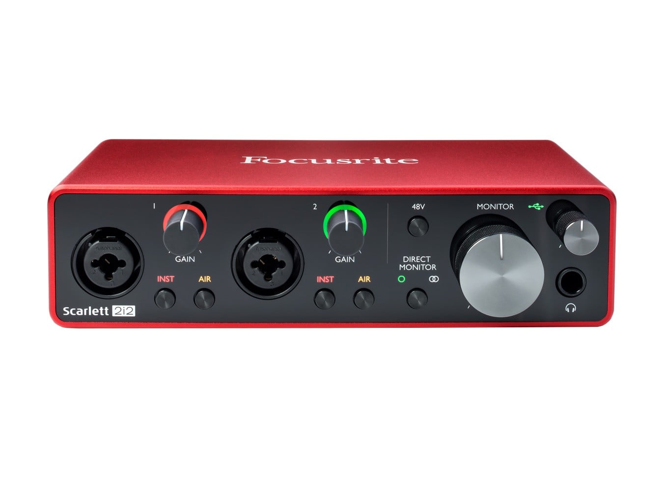 Scarlett 2i2 (gen. 3) オーディオインターフェース Focusrite Scarlett 2i2 Gen 3 USB Audio Interface