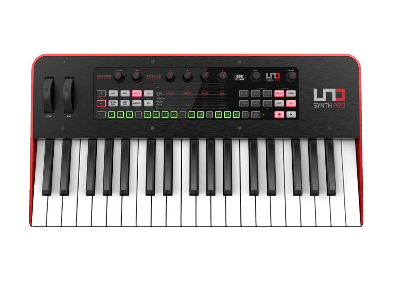 鍵盤楽器 UNO Synth IK MULTIMEDIA IK Multimedia UNO Synth Pro Analog Synthesizer (Keyboard)