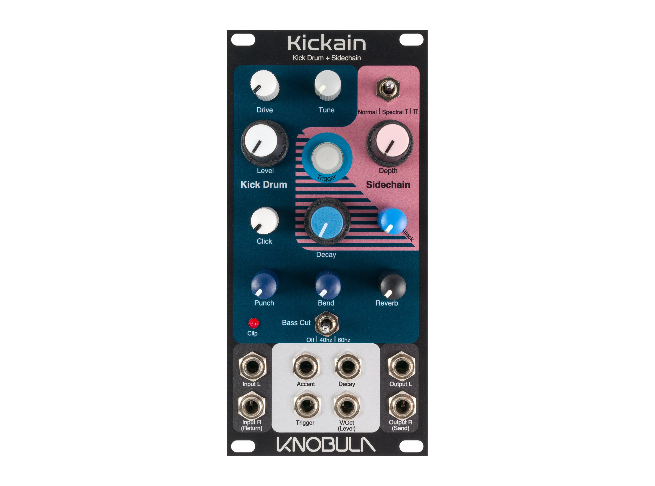 KNOBULA Kickain Eurorack モジュラーシンセ／　動作良好 Knobula Kickain Drum Voice