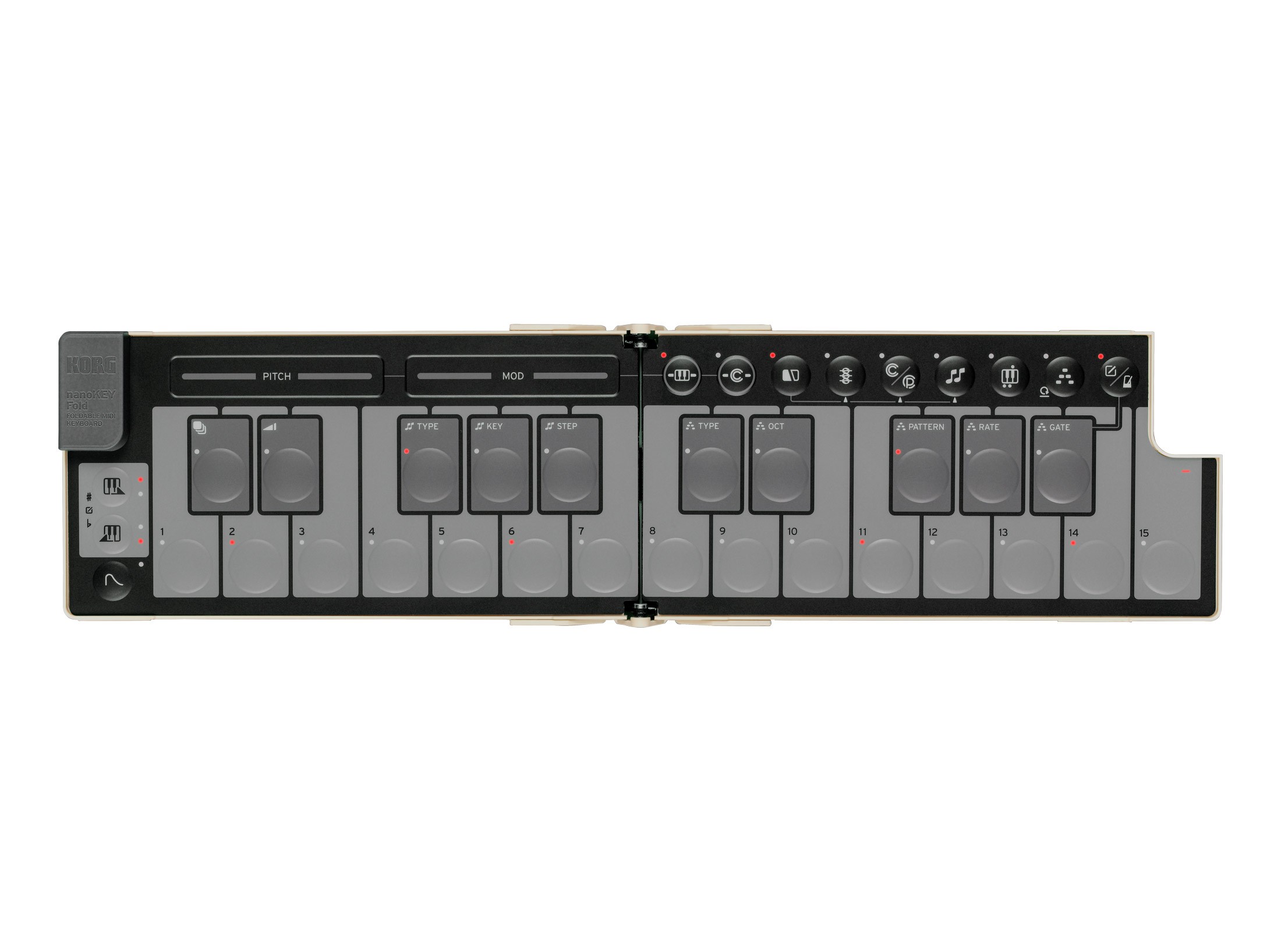 Korg nanoKEY Fold Foldable MIDI Keyboard