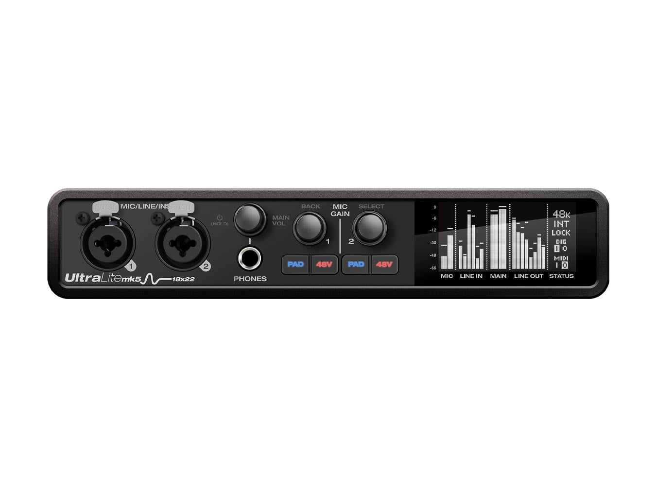 MOTU UltraLite mk5 オーディオインターフェイス MOTU UltraLite-mk5 USB-C Audio Interface