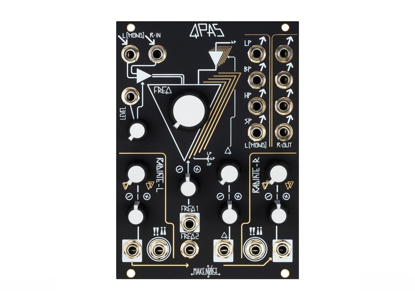 鍵盤楽器 Make Noise QPAS Make Noise QPAS Quad Core Stereo Filter