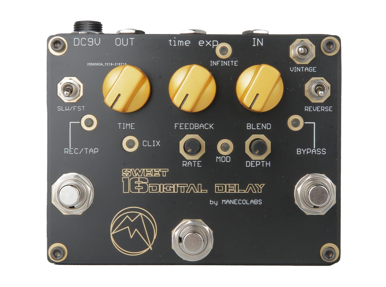 Maneco Labs Sweet 16 Looping Delay Pedal