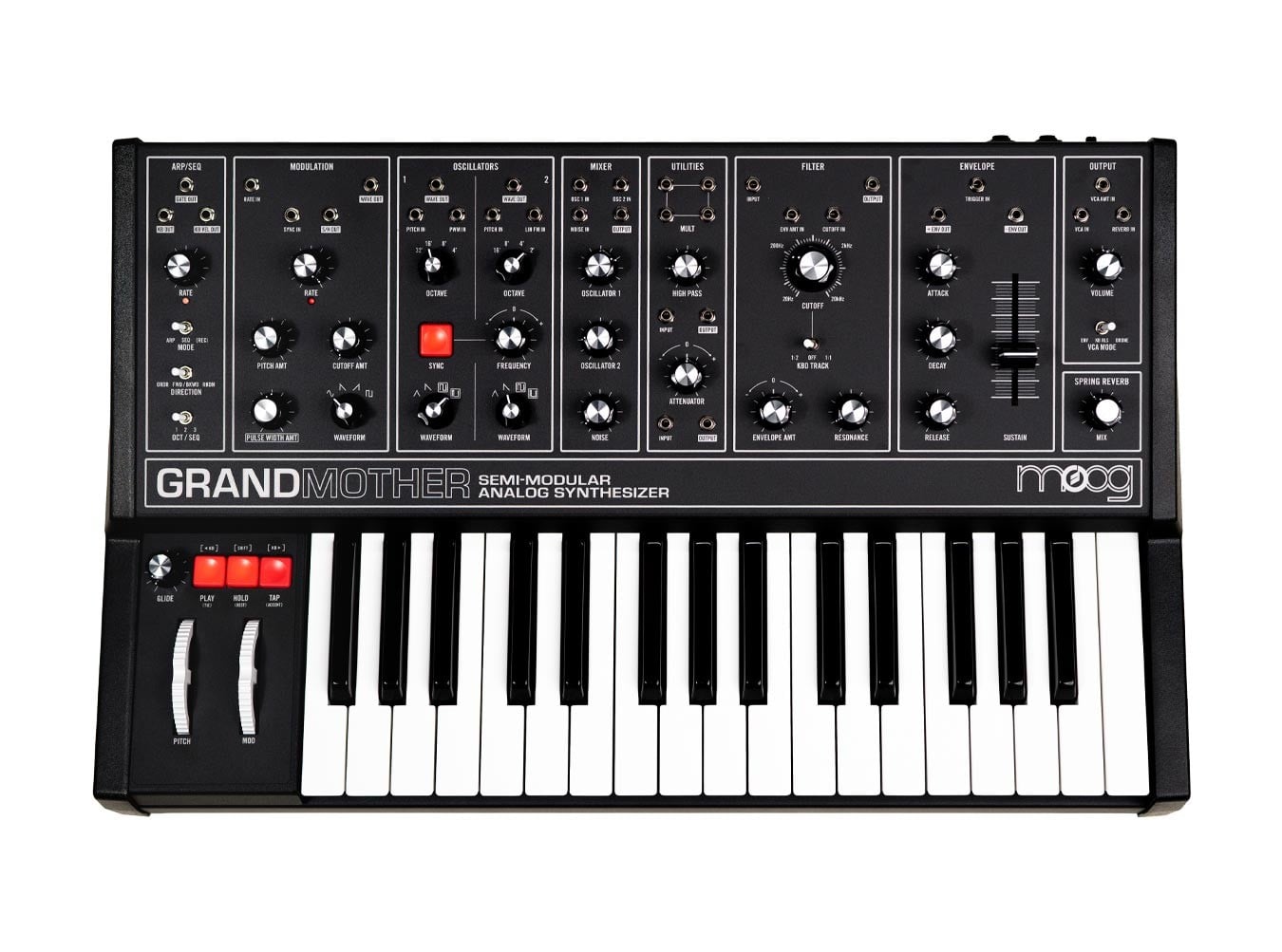 Moog grandmother Dark  モーグ シンセ Moog Grandmother Dark Analog Keyboard Synthesizer