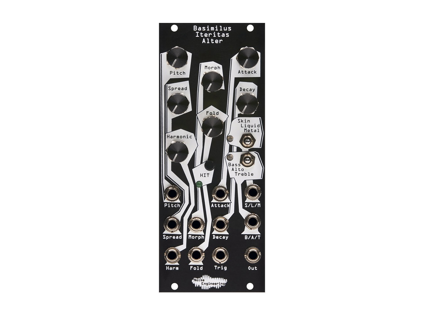 Basimilus Iteritas Alter ユーロラック モジュラーシンセ Noise Engineering Basimilus Iteritas Alter (Black)