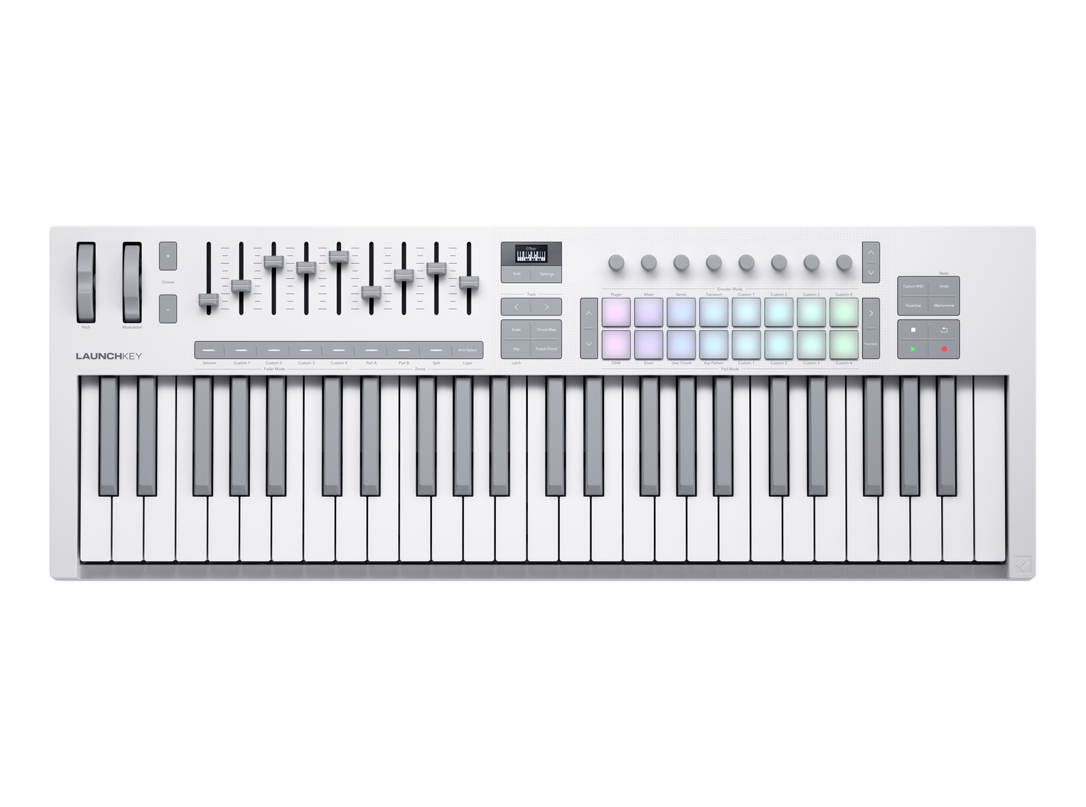 Novation Launchkey 49 Mk4 MIDIキーボード Novation Launchkey 49 MK4 (White)