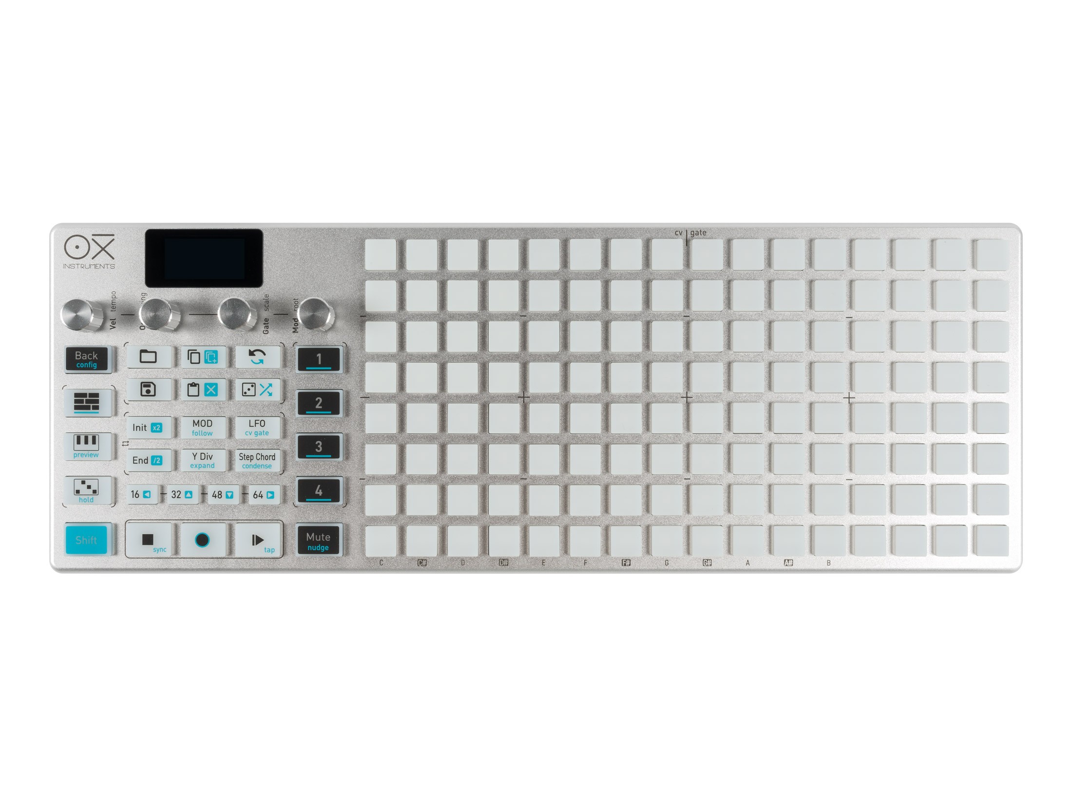 OXI One MIDI / CV Sequencer (Silver Edition)