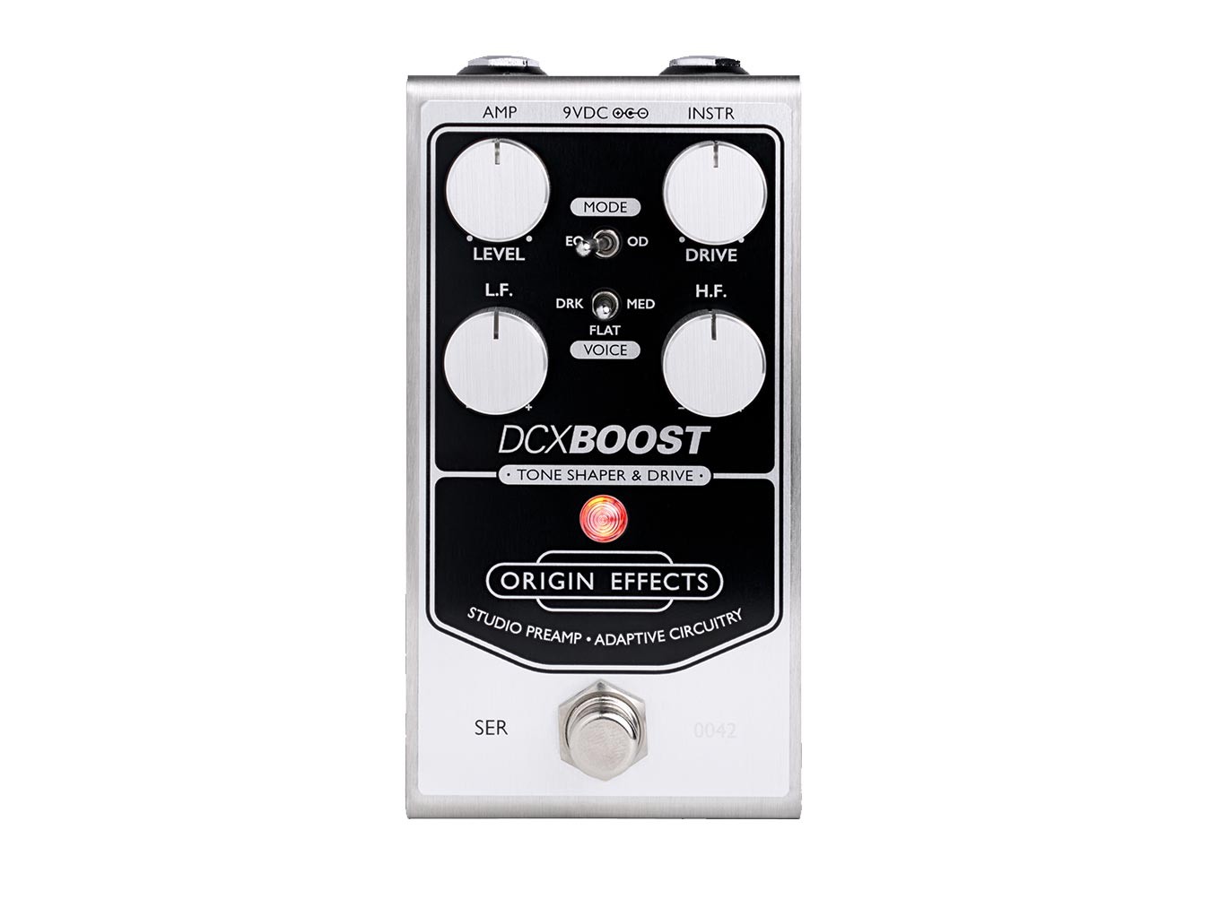 Origin DCX Boost Tone Shaper + Drive Pedal