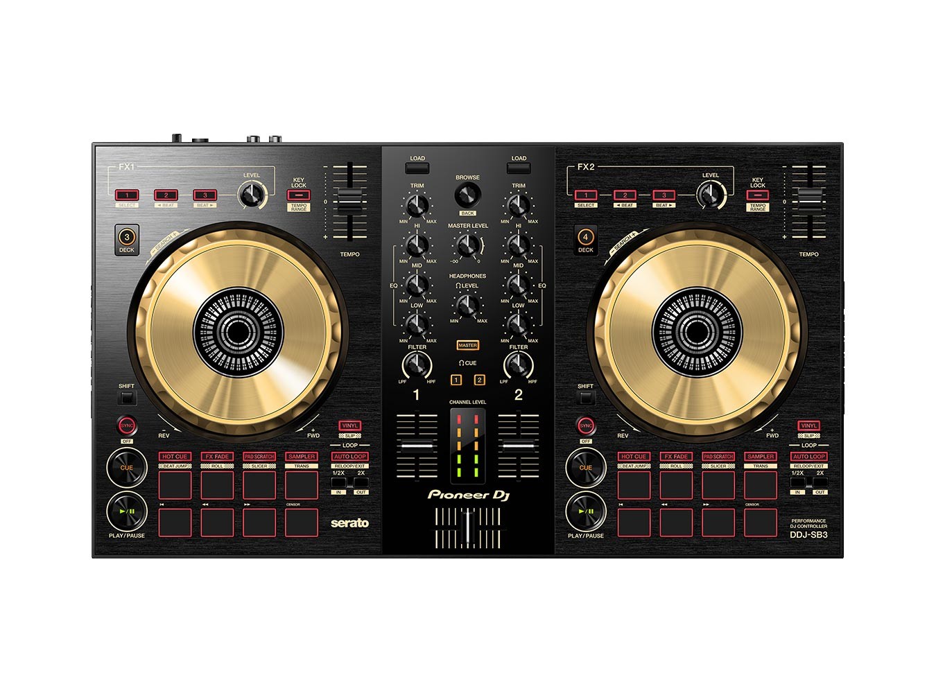 Pioneer DDJ-SB3-N DJ Controller (Gold Edition)