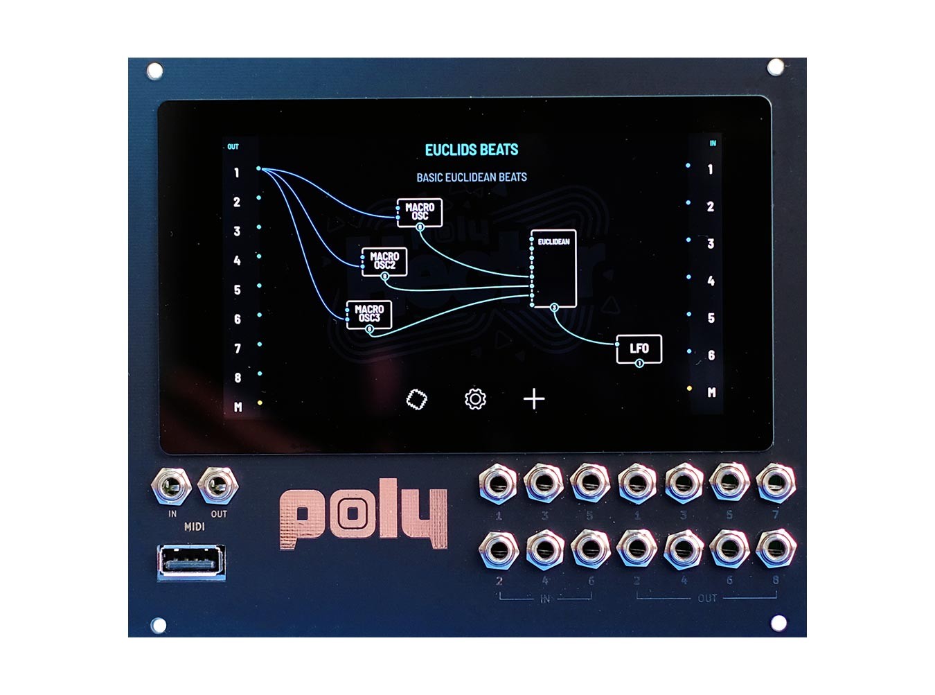 Poly effects hector モジュラーシンセ　ユーロラック Poly Effects Hector