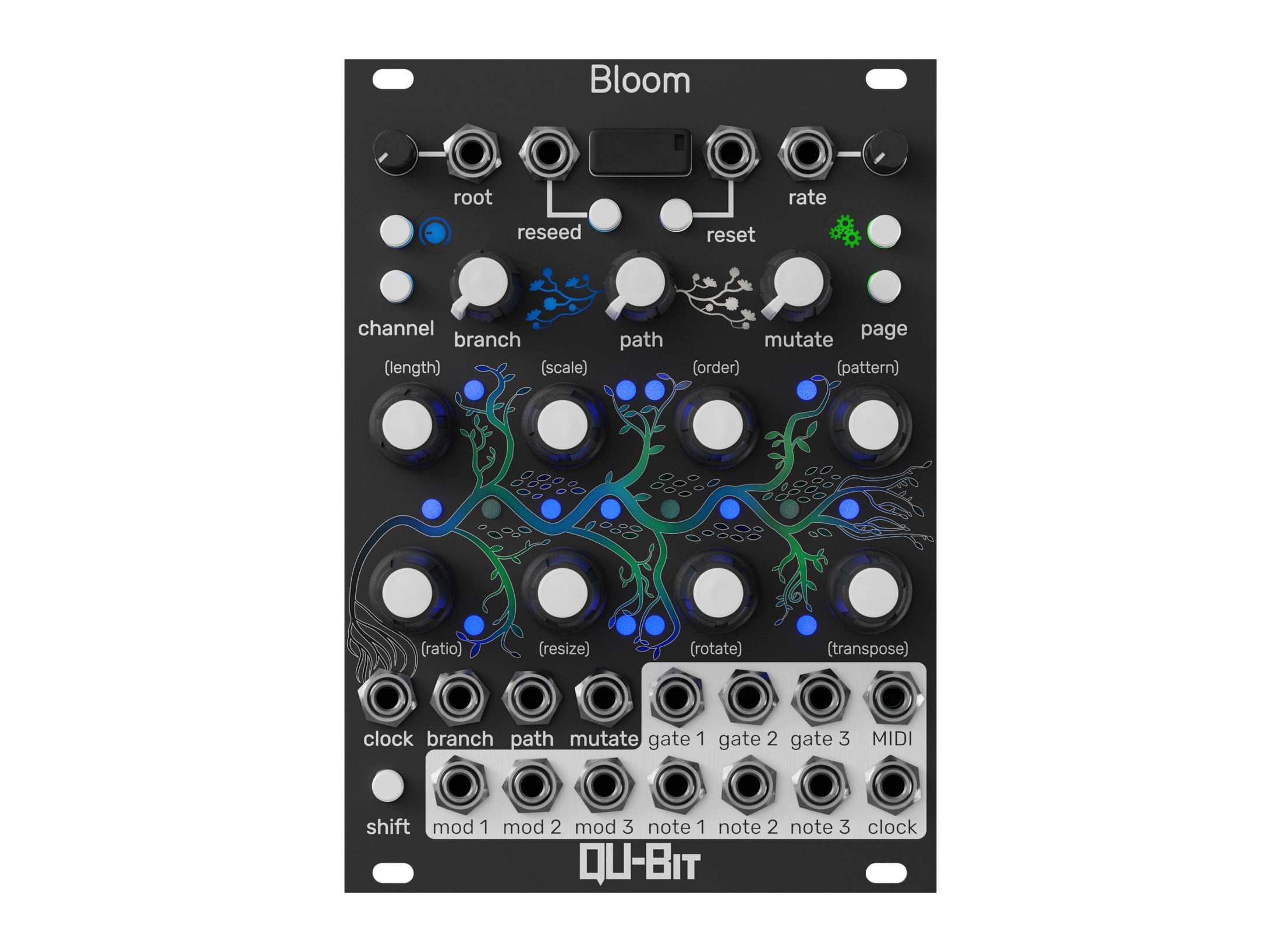 QU-BIT Bloom モジュラーシンセサイザー Qu-Bit Electronix Bloom V2 Fractal Sequencer