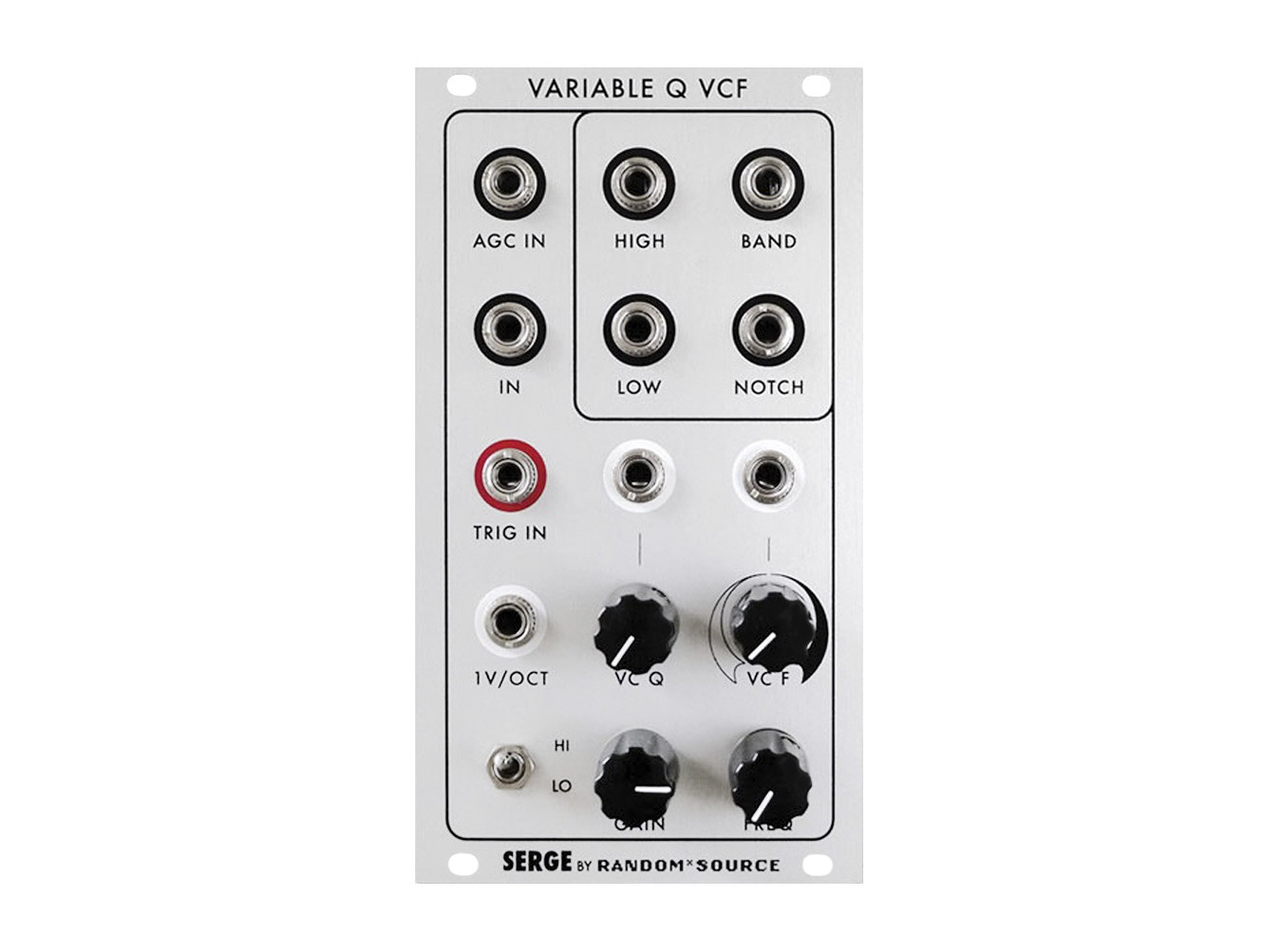 Random Source Serge VCFQ モジュラーシンセ Random Source Serge Variable Q Filter (VCFQ)