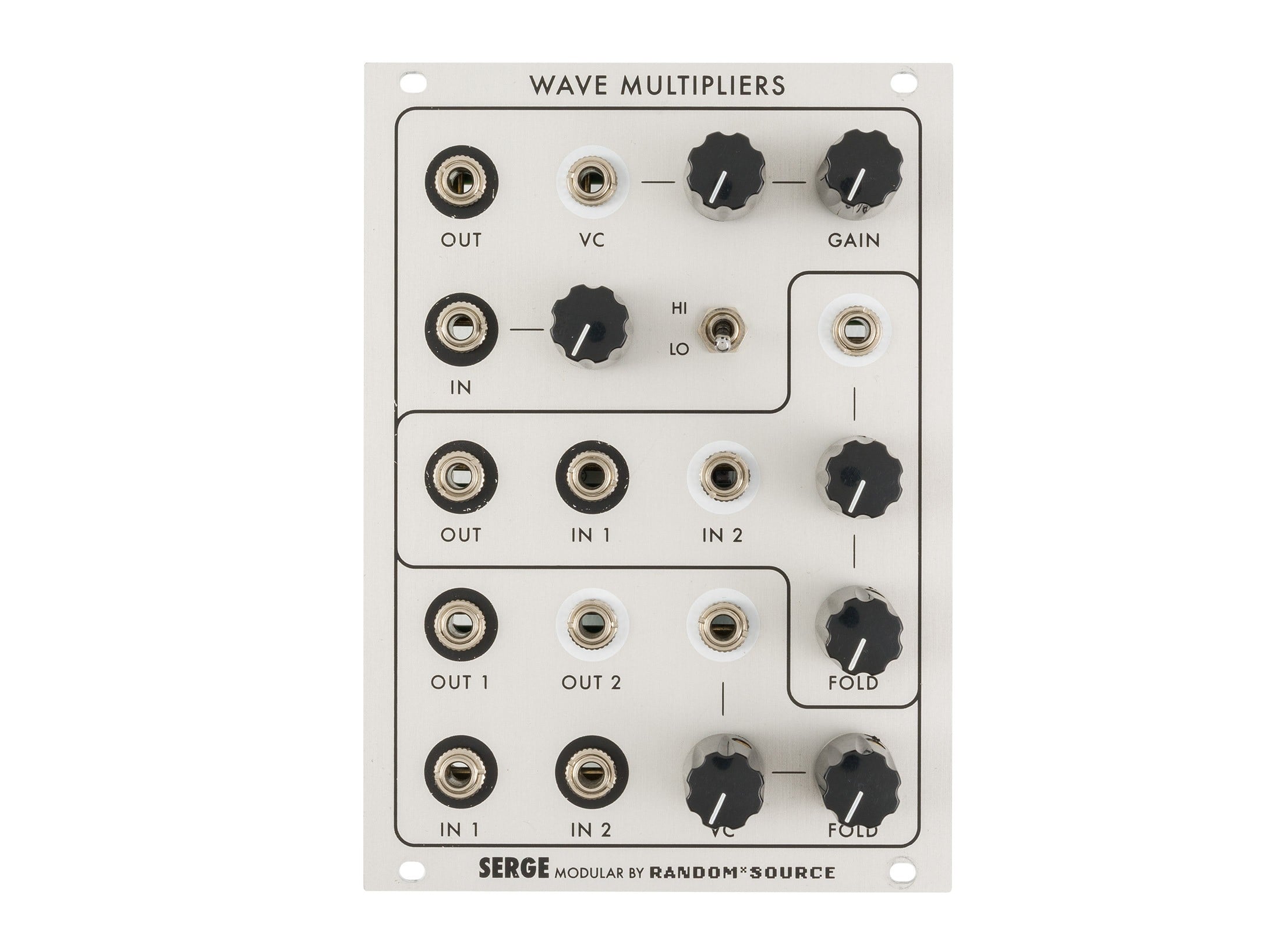 鍵盤楽器 Random Source Serge Triple+ Waveshaper Random Source Serge Wave Multipliers (VCM)