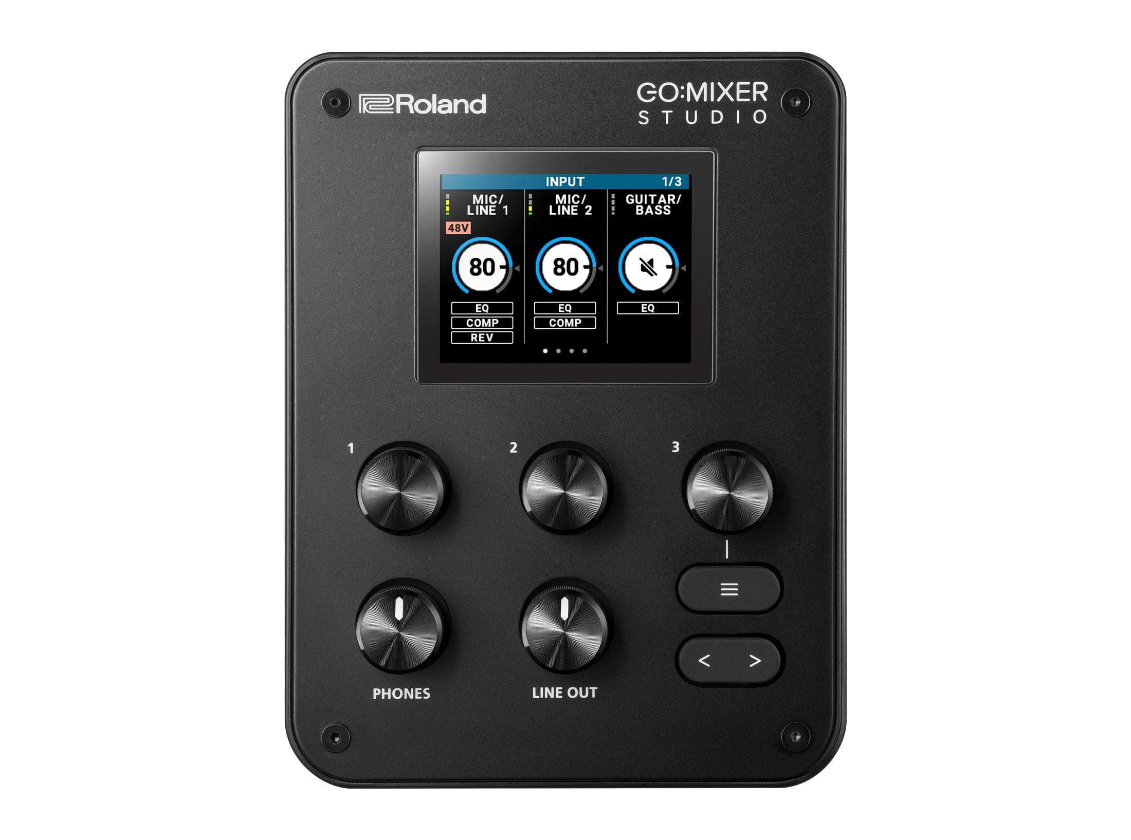 Roland GO:MIXER STUDIO Audio Mixer + Interface