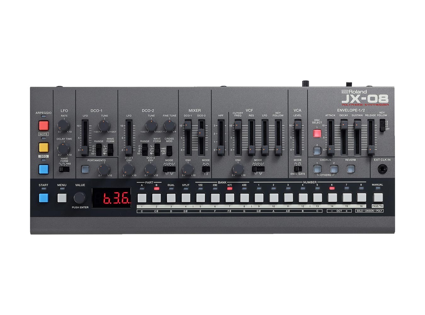 故障品　ローランド Roland Boutique JX-08　元箱有　美品 Roland JX-08 Boutique Synthesizer Sound Module