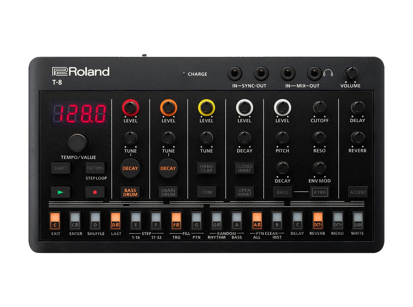 未使用 Roland AIRA Compact T-8 BEAT MACHINE Roland AIRA Compact T-8 Beat Machine