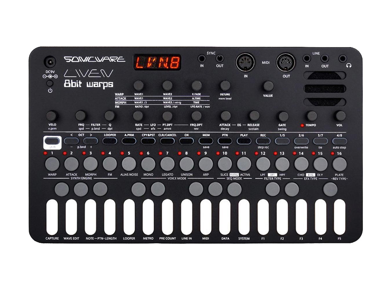 Sonicware LIVEN 8bit Warps Eight-Bit Synthesizer