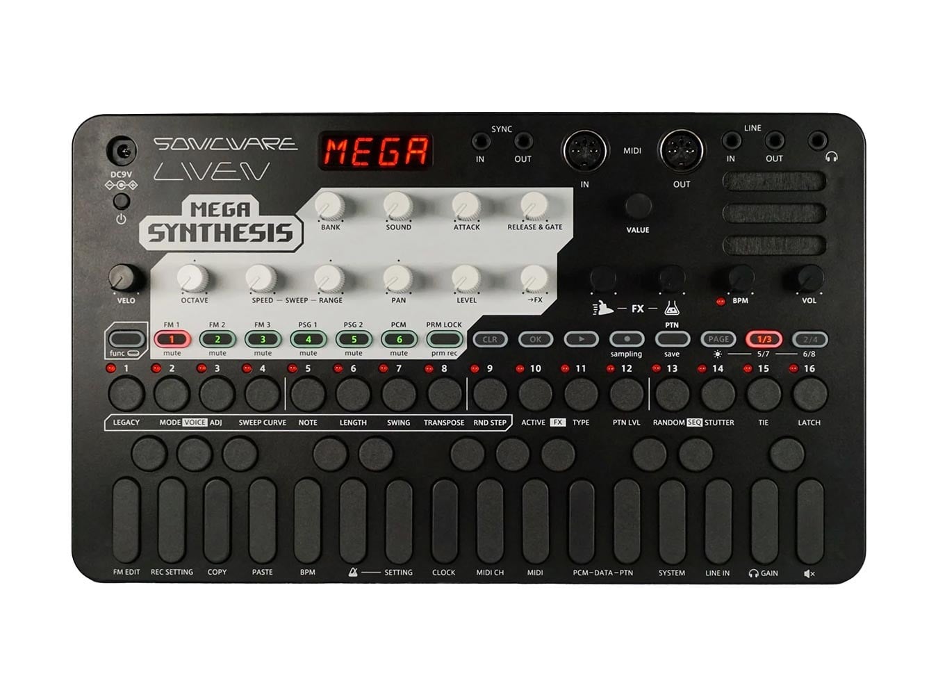 sonicware LIVEN MEGA SYNTHESIS メガシンセシス Sonicware_Liven-Mega-