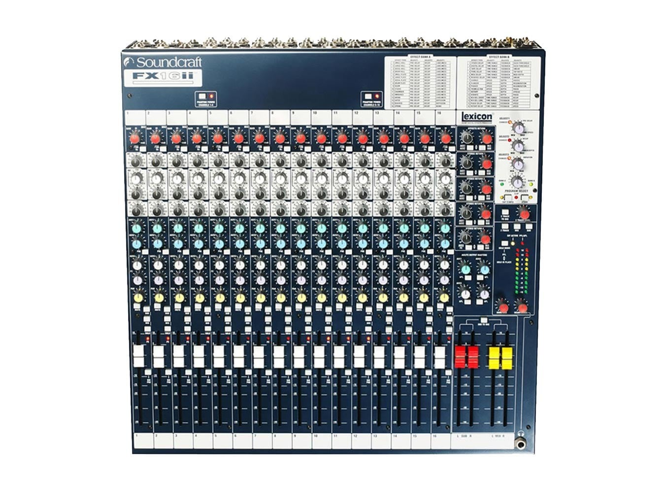 soundcraft FX16Ⅱ ミキサー サウンドクラフト スタジオ mix Soundcraft FX16ii 16-Channel Mixer w/ Effects