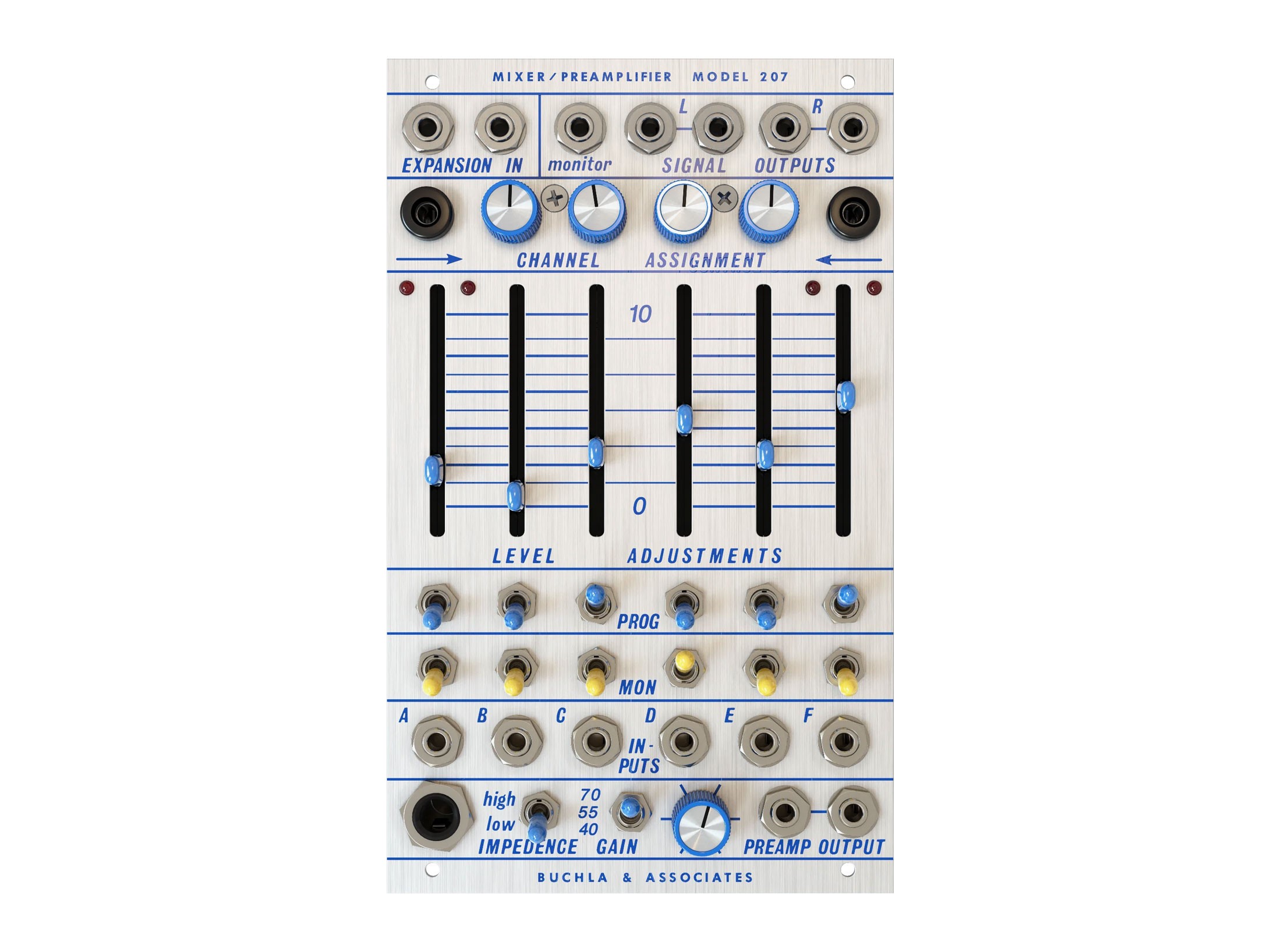 鍵盤楽器 Buchla 207e mixer / preamplifier Source of Uncertainty Model 207