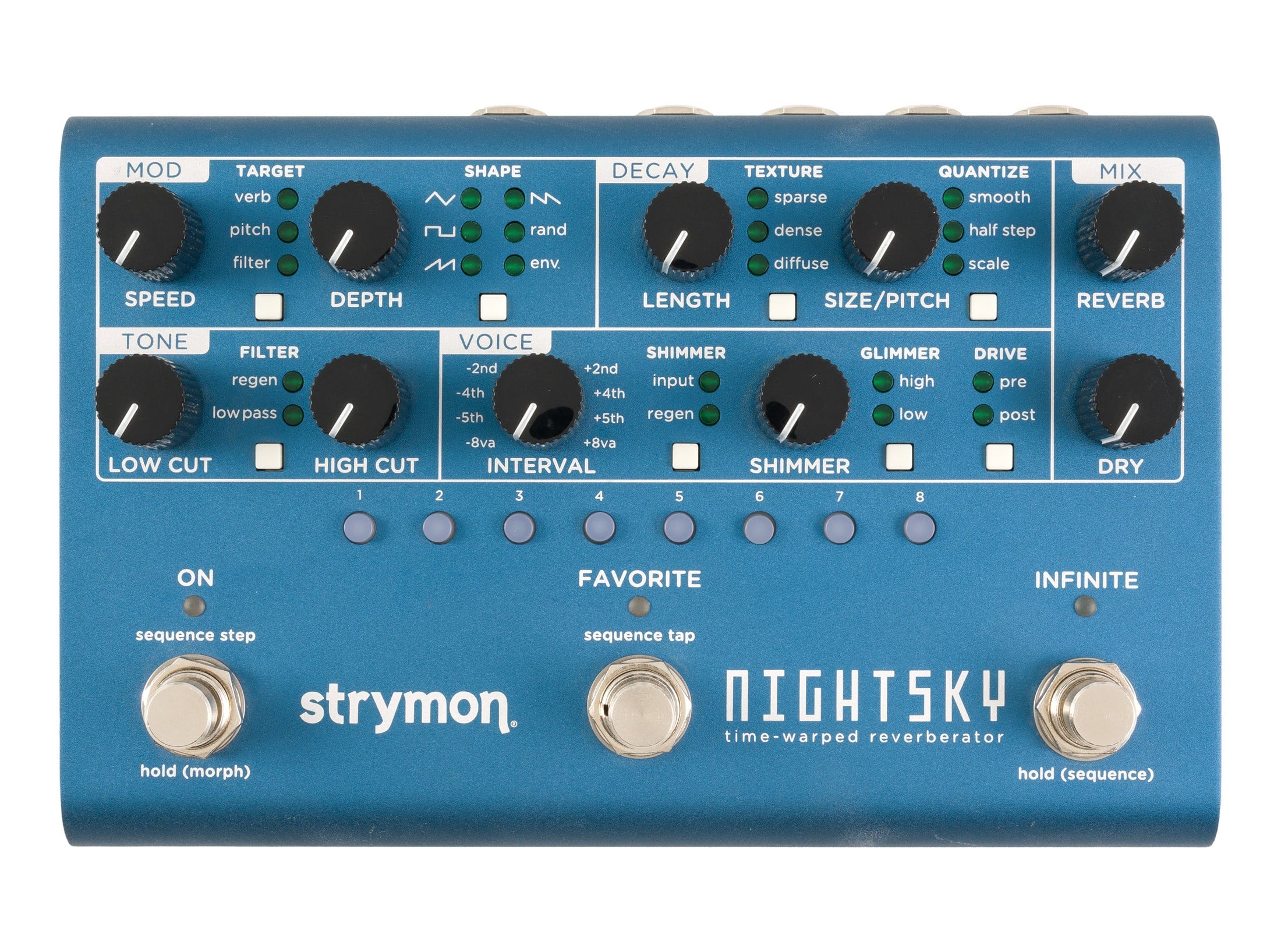 Strymon NightSky Time Warped Reverb Pedal Strymon NightSky Time Warped Reverb Pedal