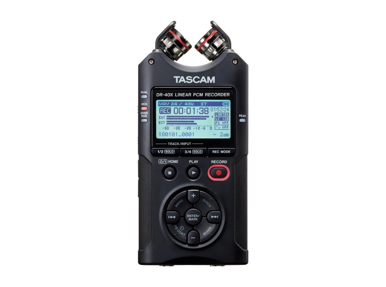 Tascam DR-40X 4-Channel Handheld Recorder