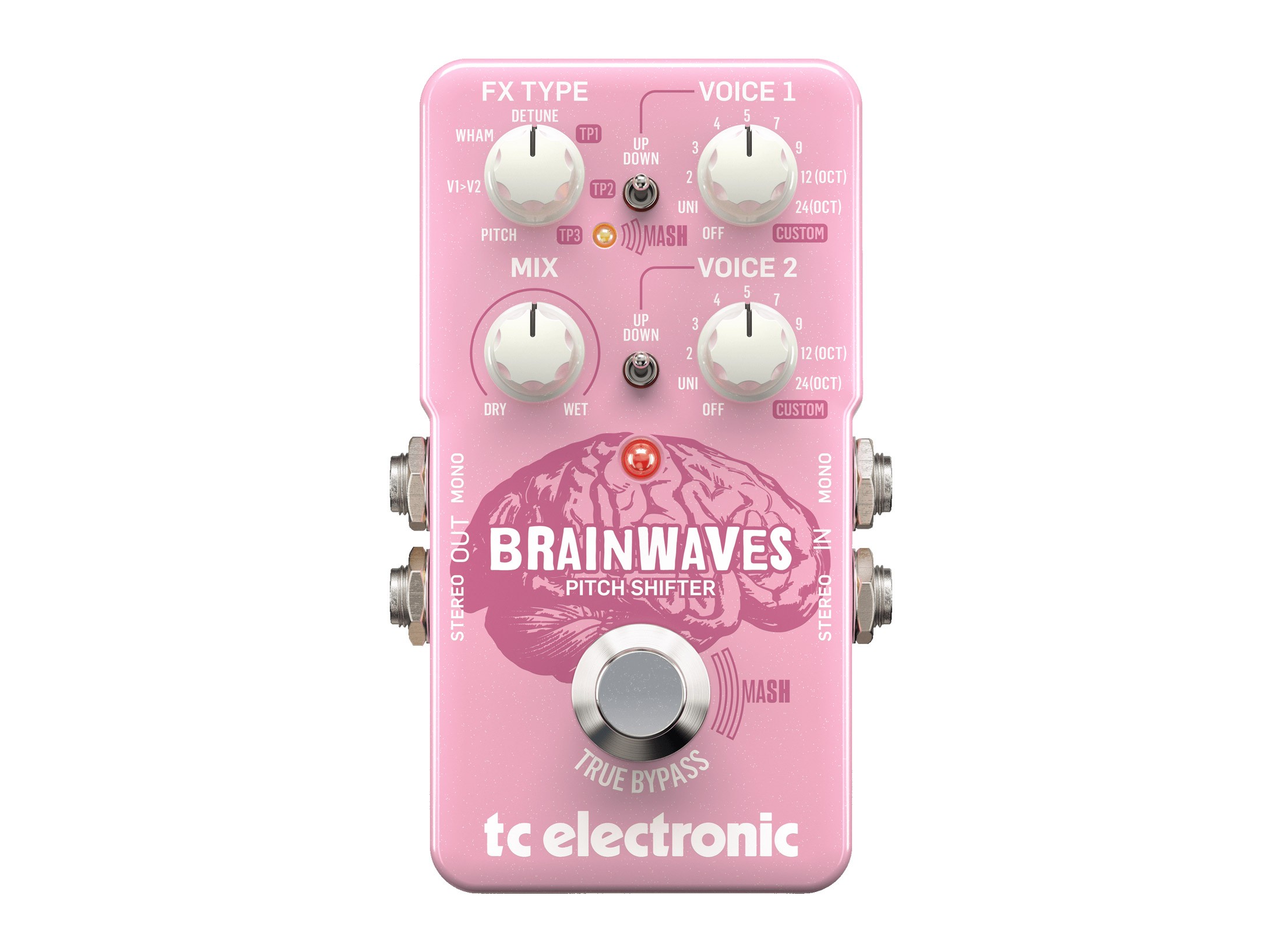 【美品】BRAINWAVES PITCH SHIFTER TC Electronic Brainwaves Pitch Shifter Pedal