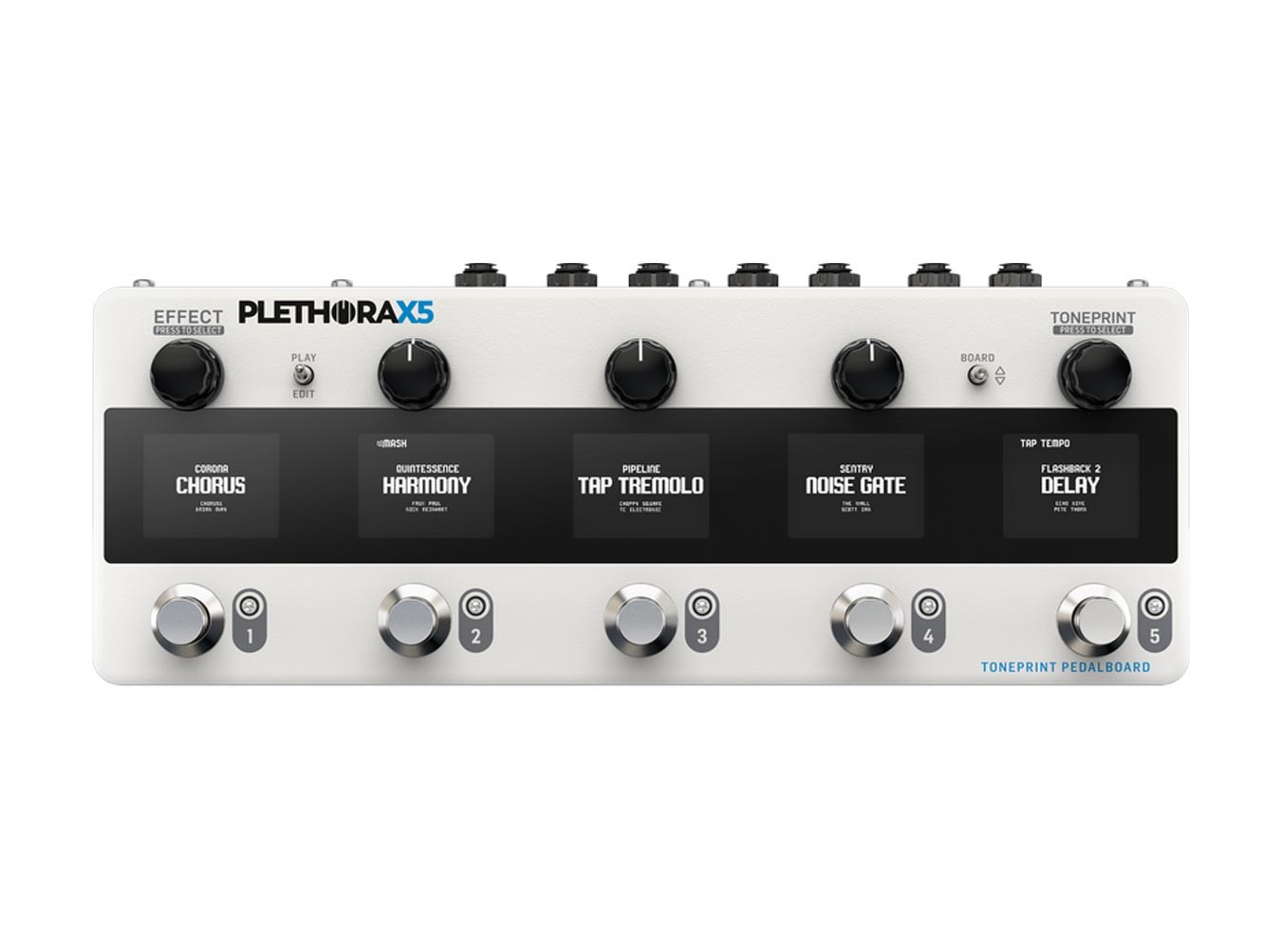 ギター Tc electronic PLETHORA X5 Amazon.com: TC Electronic PLETHORA X5 TonePrint Pedal Board Loaded