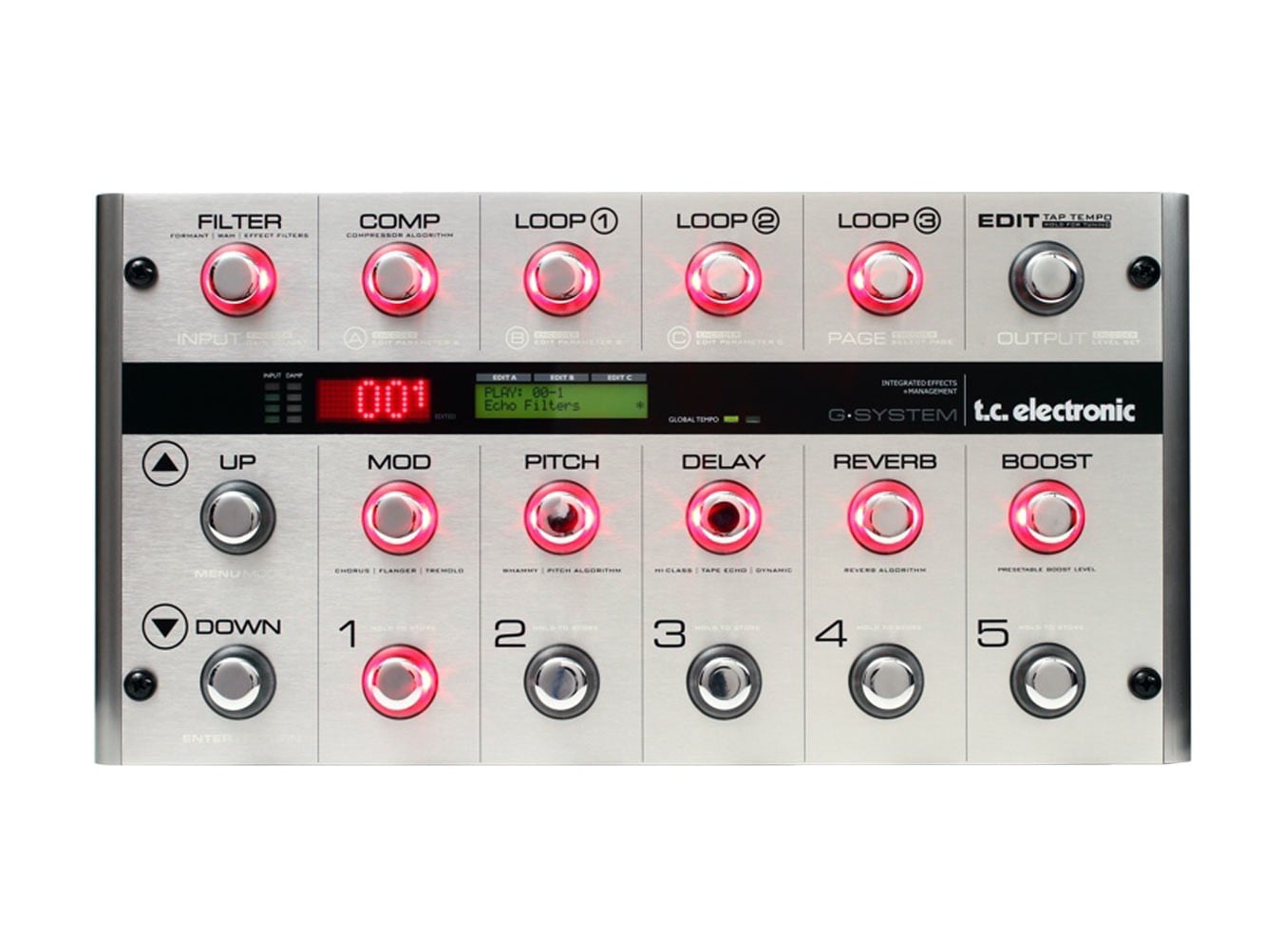 ギター TC Electronic G-System v4.05 TC Electronic G-System Guitar Multi-Effects