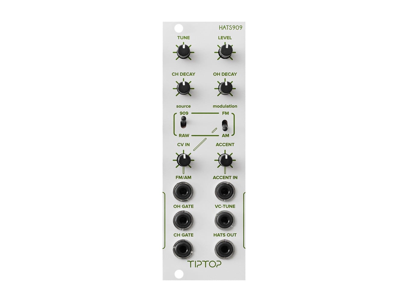 【Tiptop Audio】 HATS909 Tiptop Audio HATS909 Hi-Hats Drum Voice