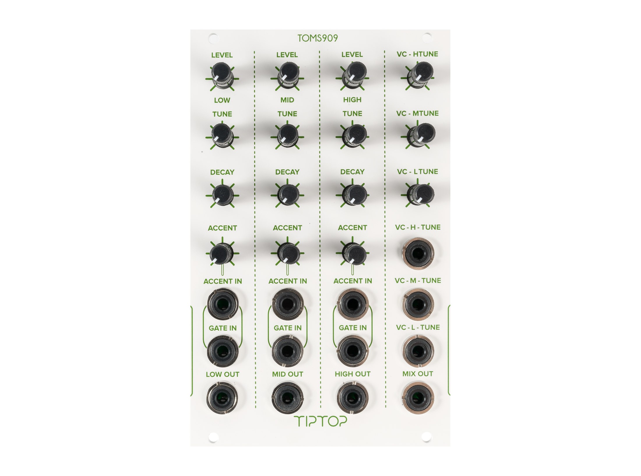 鍵盤楽器 Tiptop Audio - TOMS-909 Tiptop Audio TOMS909 Toms Drum Voice