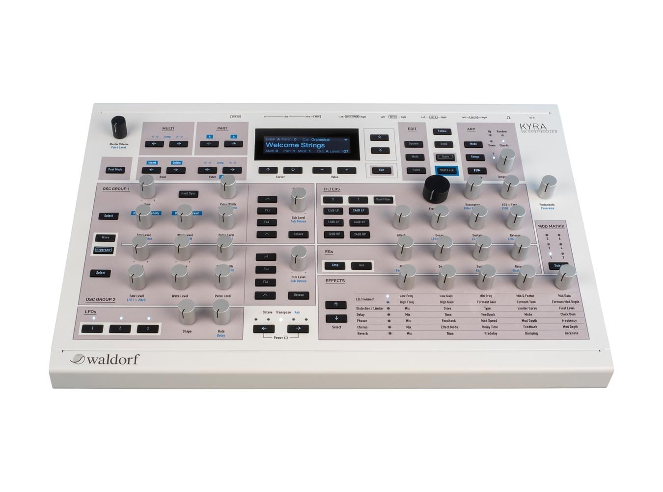 Waldorf KYRA シンセサイザー Waldorf Kyra Virtual Analog Synthesizer Module