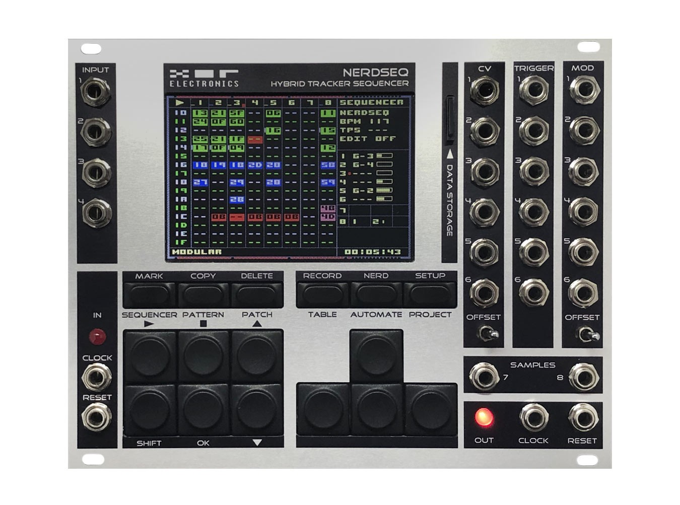 XOR NerdSeq Eurorack Sequencer (Grey + Black)
