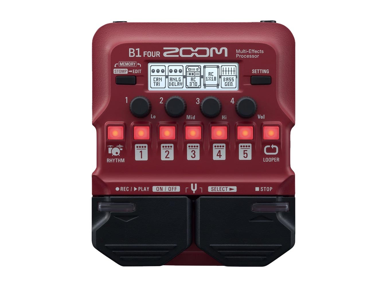 Zoom B1 FOUR Bass Multi-FX Processor
