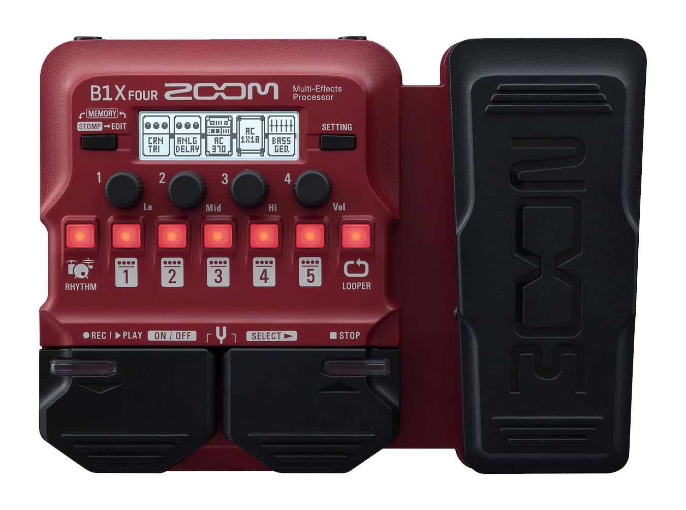 ZOOM B1X FOUR ベースエフェクター 美品 Zoom B1X FOUR Bass Multi-FX Processor
