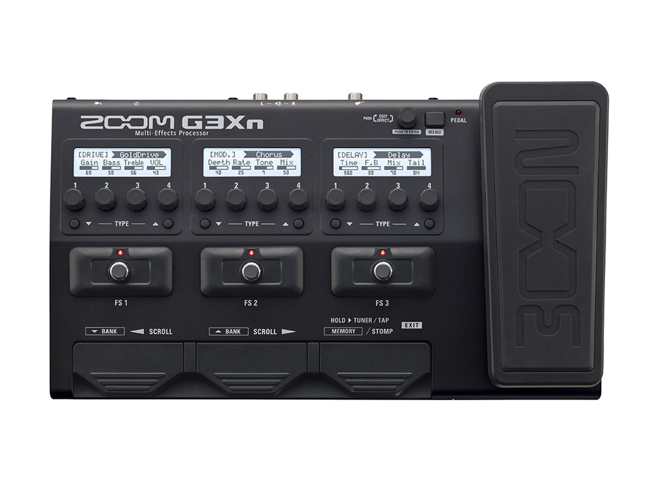 ZOOM G3Xn マルチエフェクトプロセッサー Zoom G3Xn Multieffect + Expression Pedal