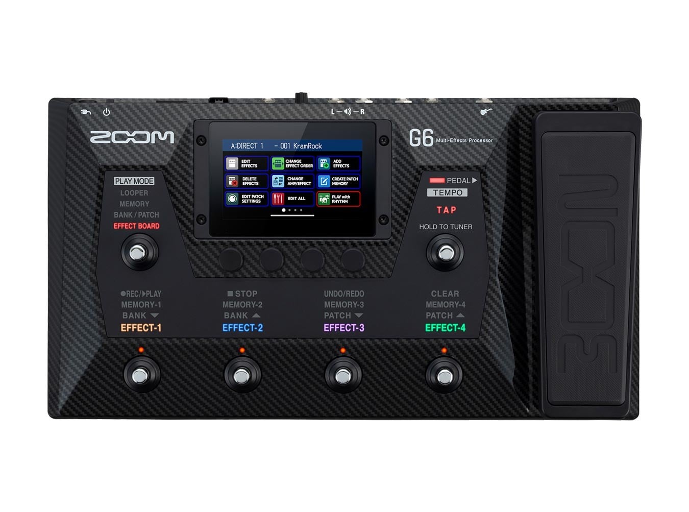 ギター ZOOM G6 Zoom G6 Multi-Effects Processor
