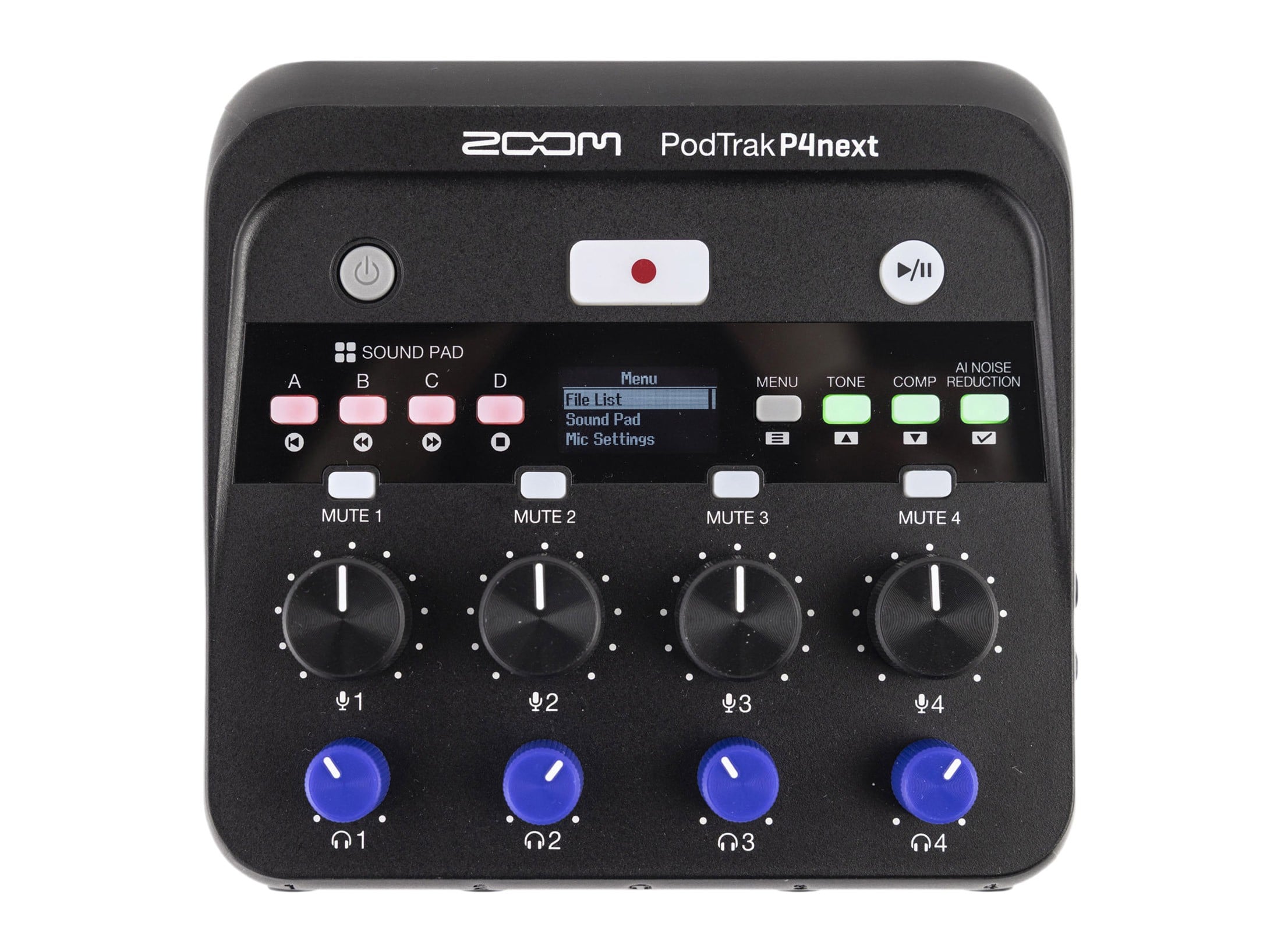 Zoom PodTrak P4next Podcast Recorder