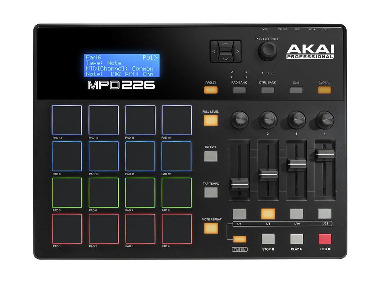 AKAI MPD226 MIDIコントローラー Akai MPD226 USB MIDI Controller
